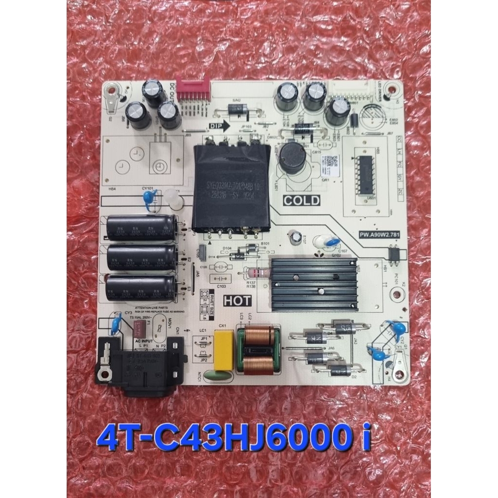 Psu / แหล่งจ่ายไฟ / แหล่งจ่ายไฟ / smps / 4T-C43HJ6000i / 4T C43HJ6000 i