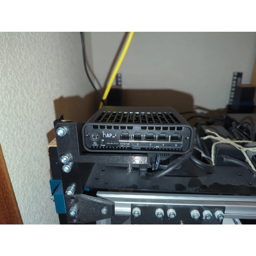 MIKROTIK HAP AX2 MicroTik Bracket + Rackmount – ที่วางเราเตอร์ AX2 เหมาะสําหรับชั้นวางเซิร์ฟเวอร์