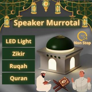 Speaker Murottal AI Quran Lampu Tidur Non Stop 24 Jam dengan LED Light Zikir Ruqyah & Ayat Surah Rizik Paket Lengkap Praktis
