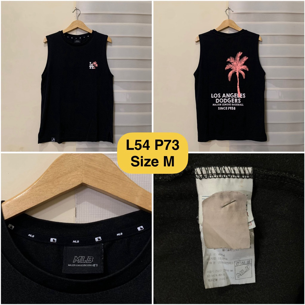 เสื้อยืด MLB LA Dodgers สีดําดั้งเดิม