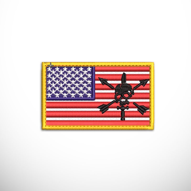 Patch Flag US Special Forces Nous Defions Emblem เย็บปักถักร้อยธง Direct Action CQB Army SF Regiment