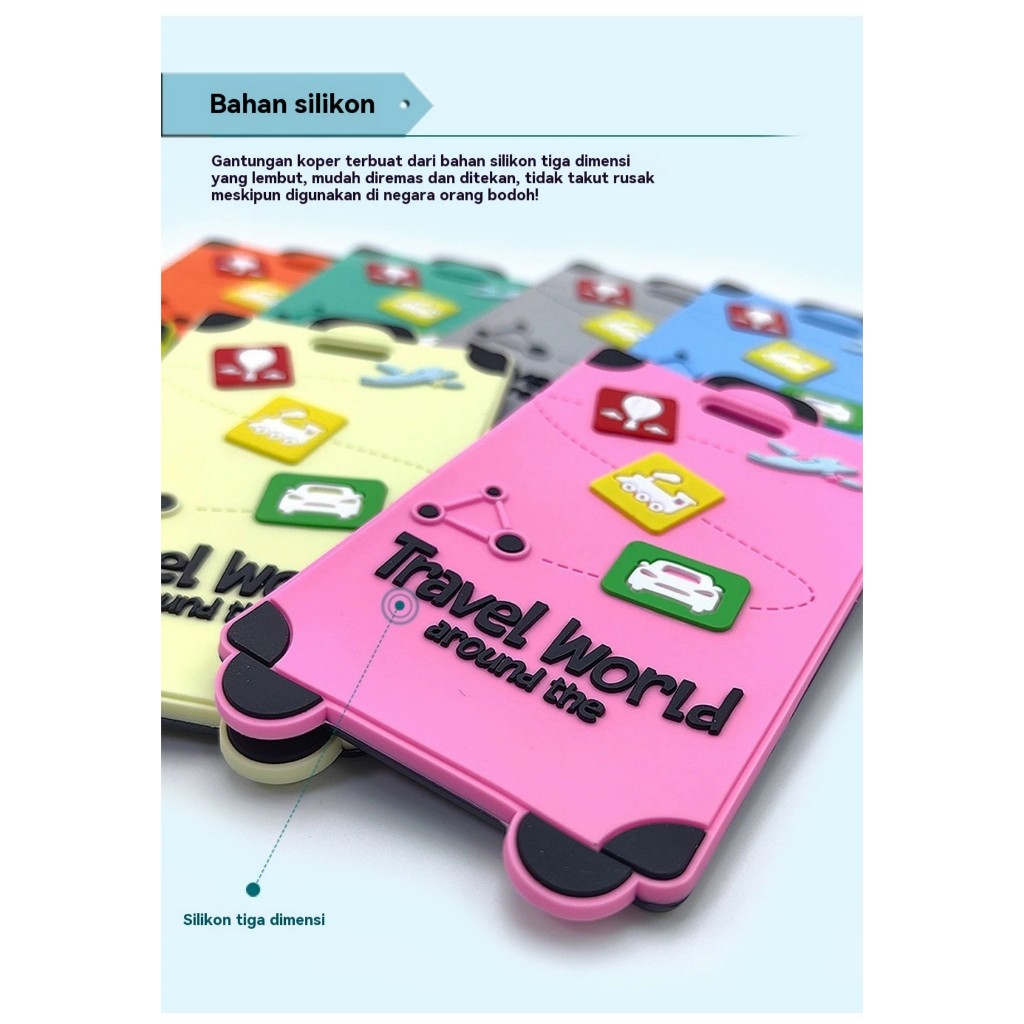 JZR Premium Tag กระเป๋าเดินทาง Anti-Lost ล่าสุด | ป้ายชื่อกระเป๋าเดินทาง