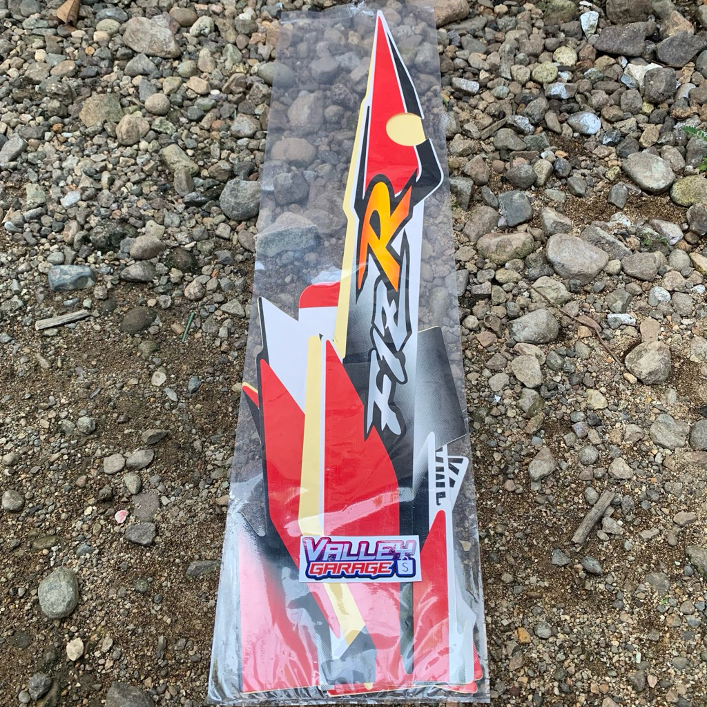 MERAH F1zr f1zr สติกเกอร์ Striping 2002 สีแดงและสีขาว