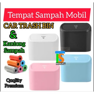 tempat sampah mobil mini / Tong Sampah mobil portebel