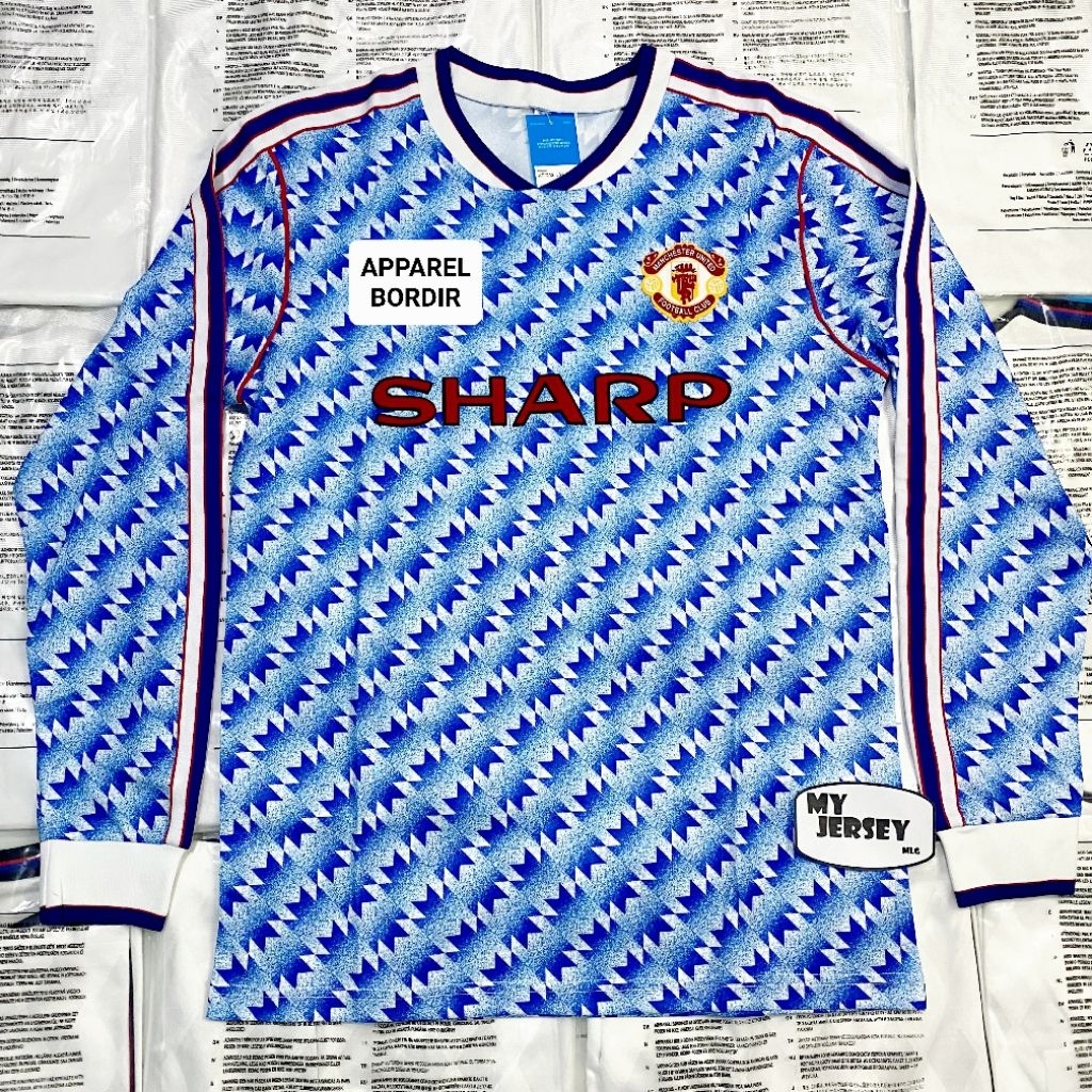 RETRO VINTAGE MU 1990/1992 AWAY JERSEY LONG SLEEVE & SHORT SLEEVE