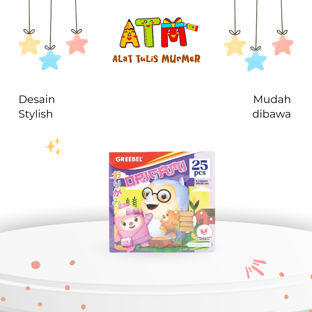 ORIGAMI FOLDING PAPER/ORIGAMI/GREEBEL UK 20X20