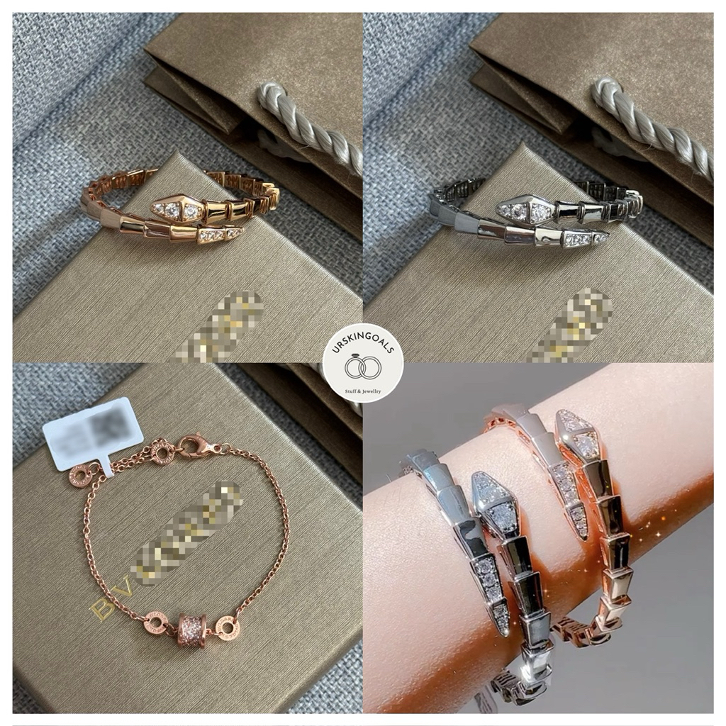 URSKINGOALS - สร้อยข้อมือ Snake Bzero Aesthetics Bracelet กําไลข้อมือ Snake S erpen
