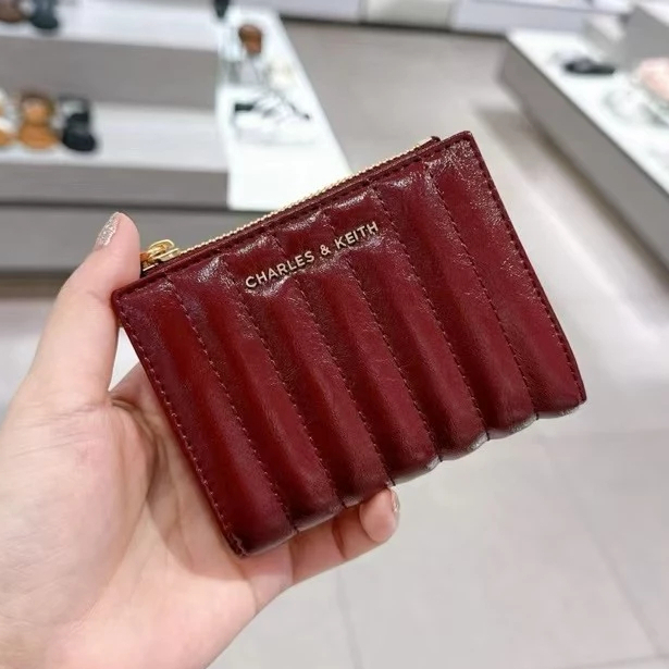 WAVE CK DONNA CRINCKLED WALLET สําหรับผู้หญิง - EMBOSSED EMBOSSED CK406