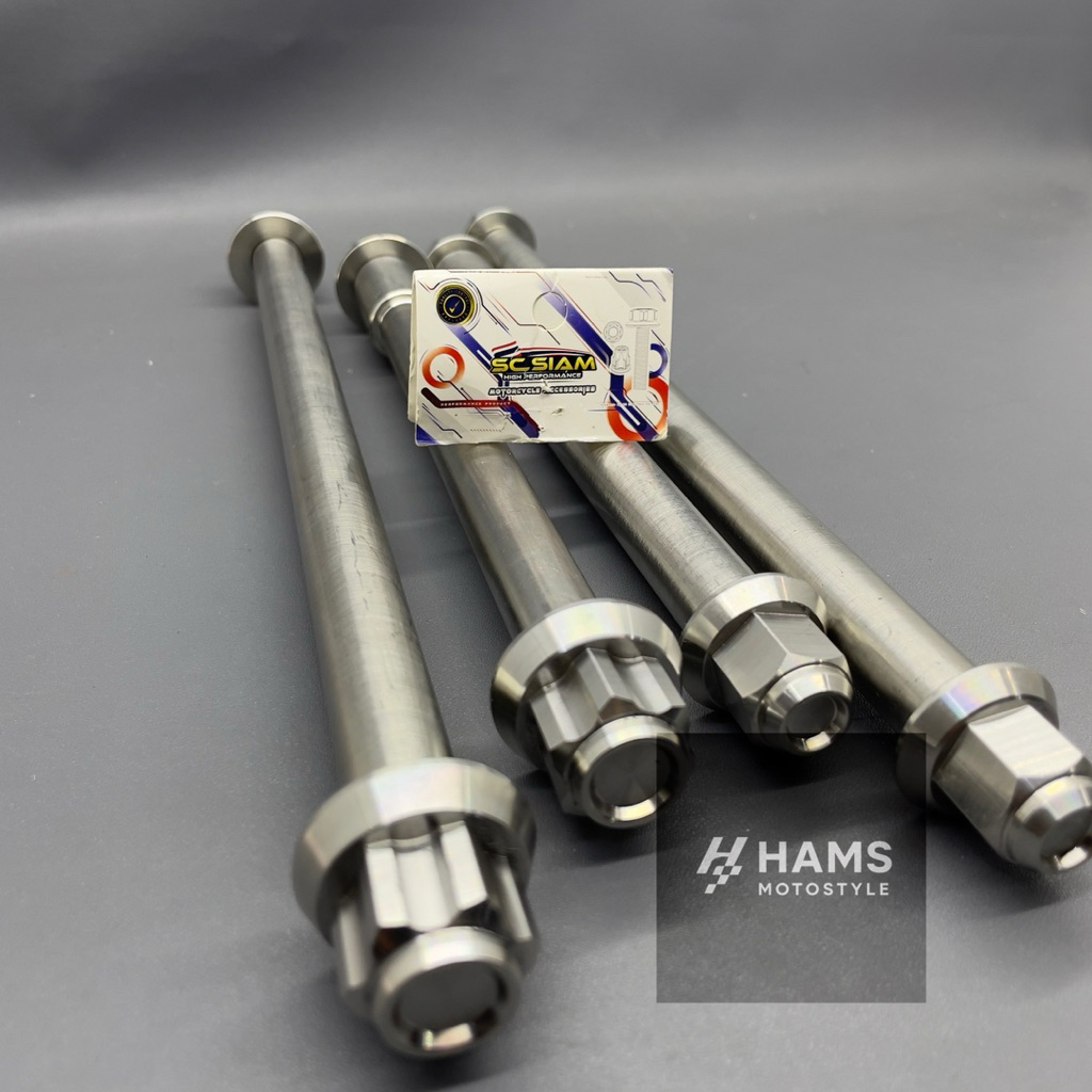 NINJA R SS KIS RR ZX 150 SC SIAM THAILAND PROBOLT สแตนเลส AXLE