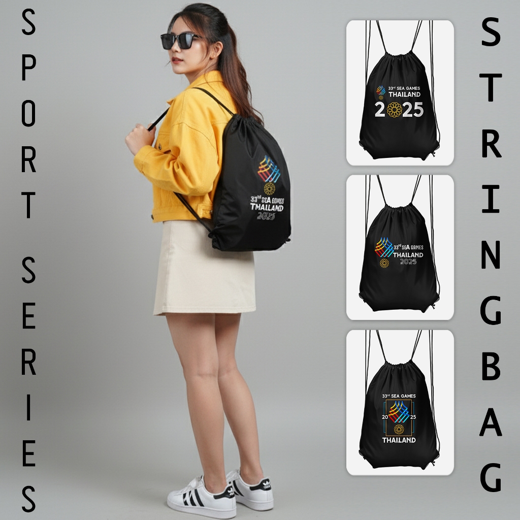 Sea Games Thailand 2025 Stringbag Sea Games Thailand DTF Print