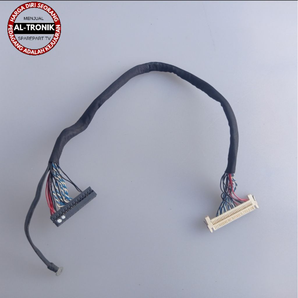 FLEXIBLE CABLE LVDS LED TV POLYTRON 24 นิ้วรุ่น PLD24D301P FLEXIBLE PLD 24D301P 24D301