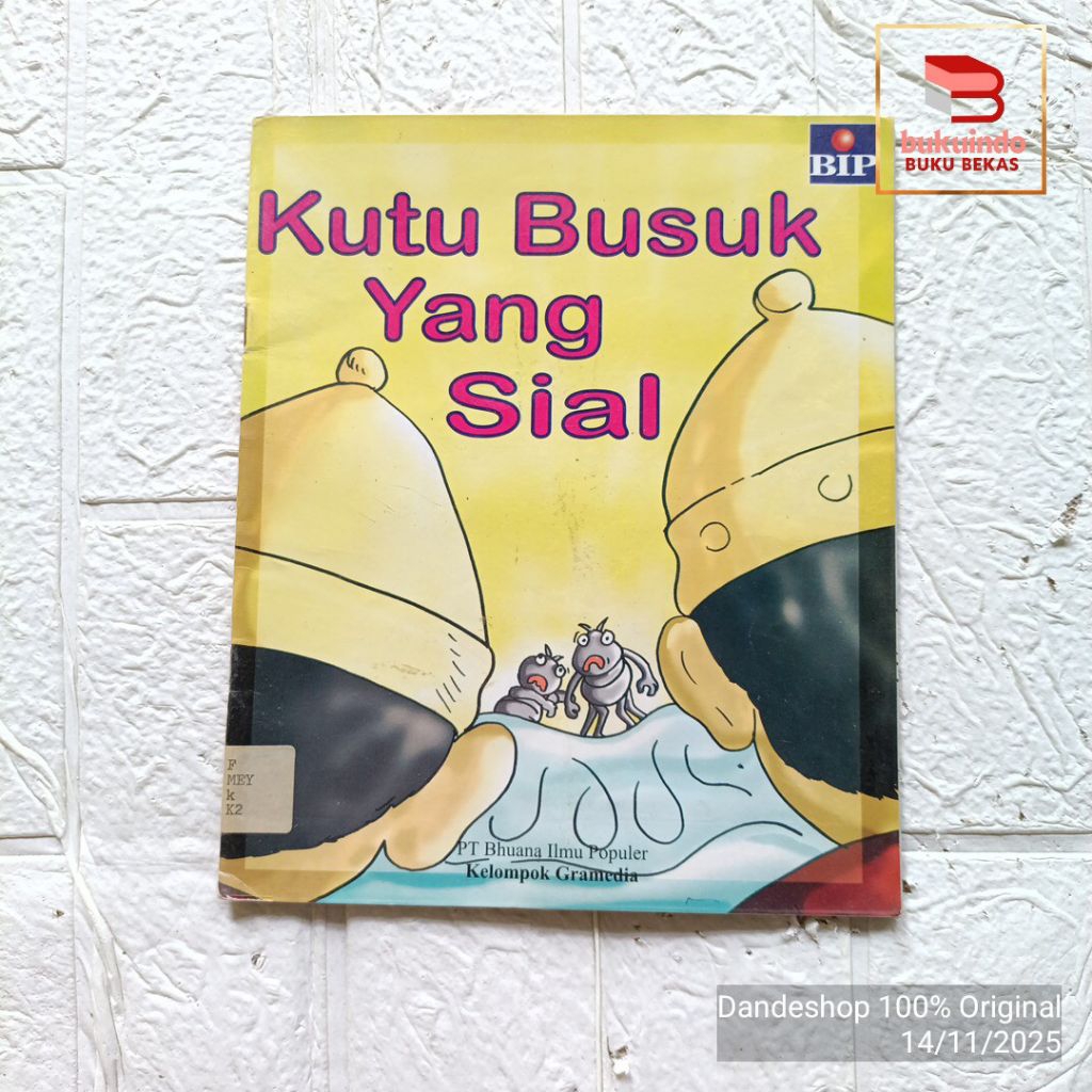 (ex perpus) Sial Bed Bugs - หนังสือนิทานสําหรับเด็กที่ใช้ก่อนรัก