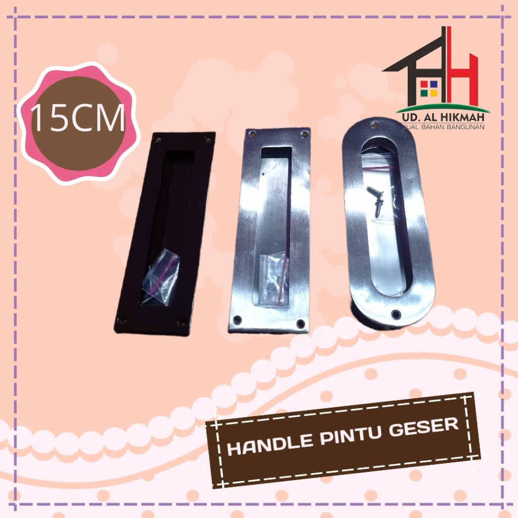 PULT-IN DOOR PULL - SLIDING HANDLE 15 CM 6 INCH BUILT-IN HANDLE