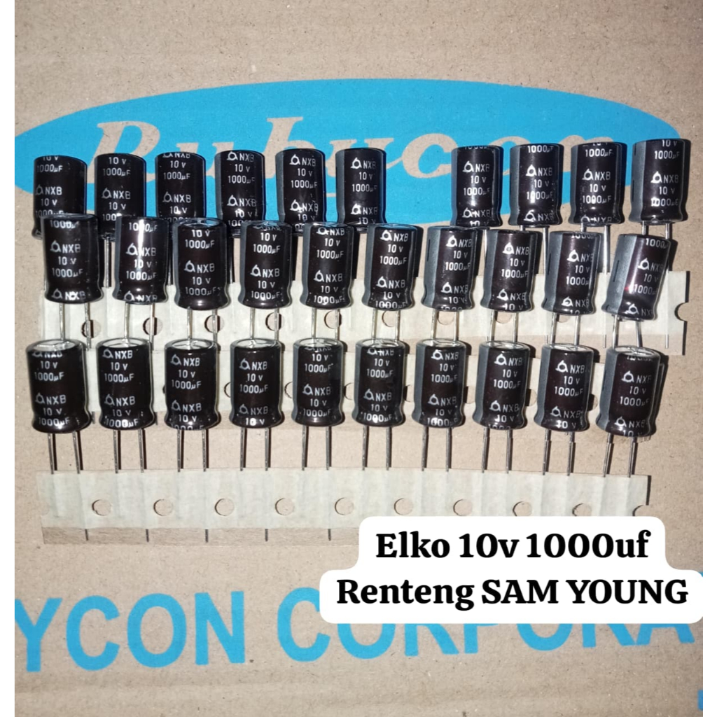 Elko 10v 1000uf Elco 1000uf 10v คุณภาพดั้งเดิม