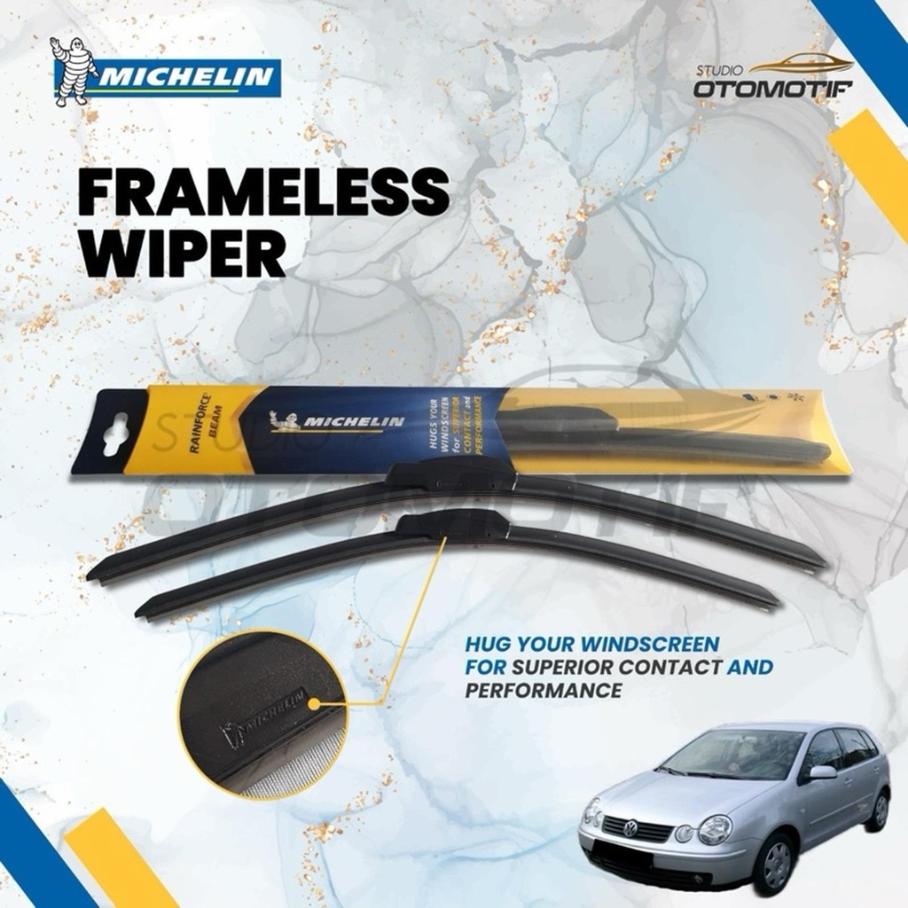 ที่ปัดน้ําฝน Michelin Frameless Beam POLO GEN4 2002-2005 21-19 M77
