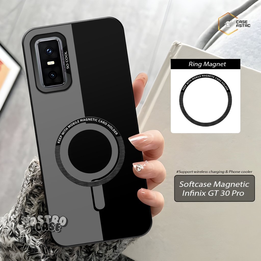 Infinix GT 30 Pro Magnet Case พร้อม HP ทุกประเภท (Chat Admin) Magsafe Support Case / Phone Cooler Ma
