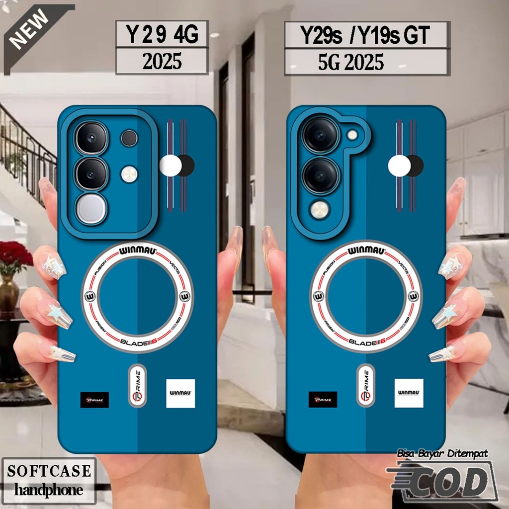 VIVO Y29 4G Silicone - เคส VIVO Y29S - เคส VIVO Y19S GT _เคส softcase สีดําใสยืดหยุ่นสุดเท่