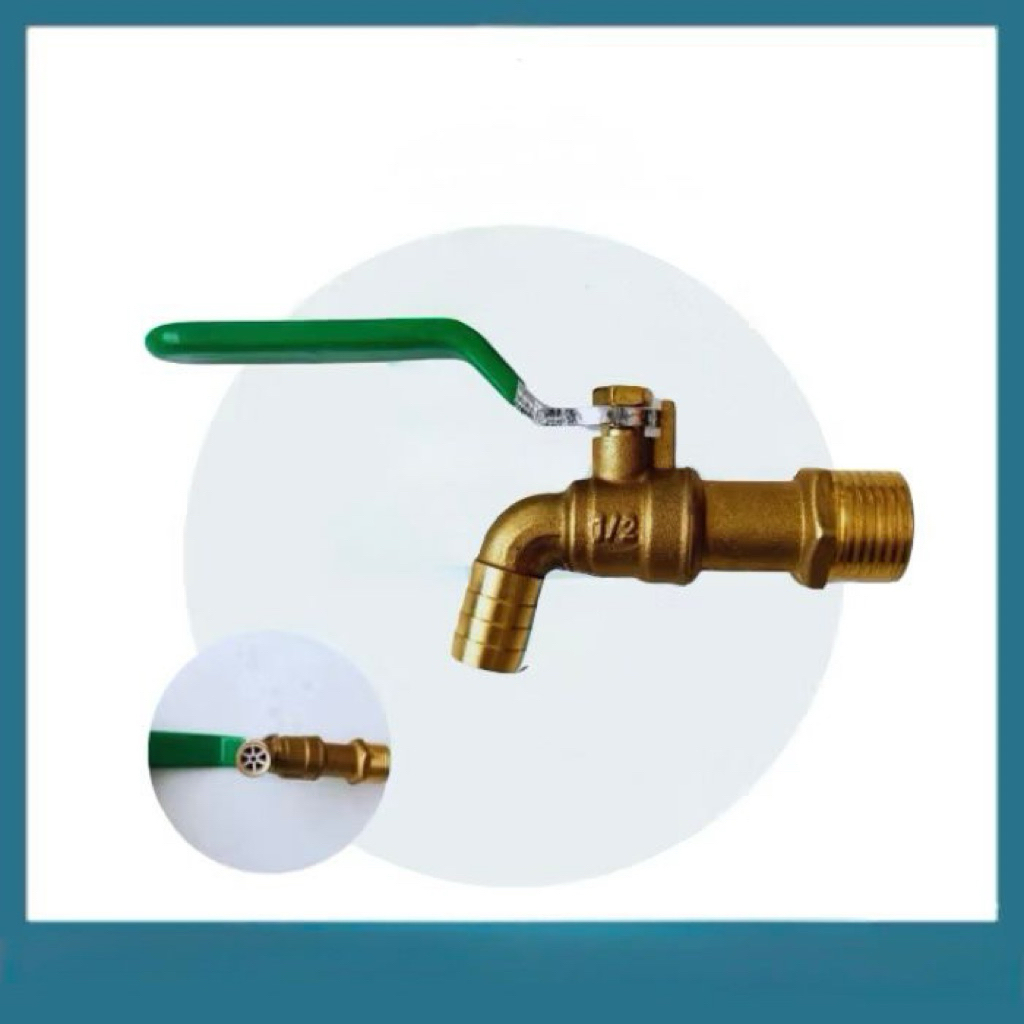 BRASS WALL FAUCET BRASS CRANK HANDLE BRASS FAUCET ANTI-Corrion