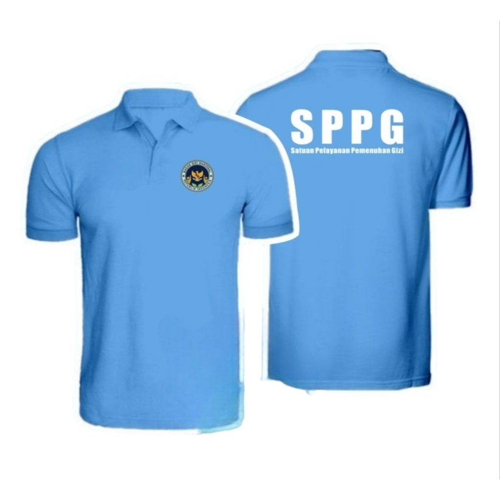 SPPG BGN COLLAR POLO SHIRT - BGN National Nutrition Body Collared Shirt - BGN MBG UNIFORM