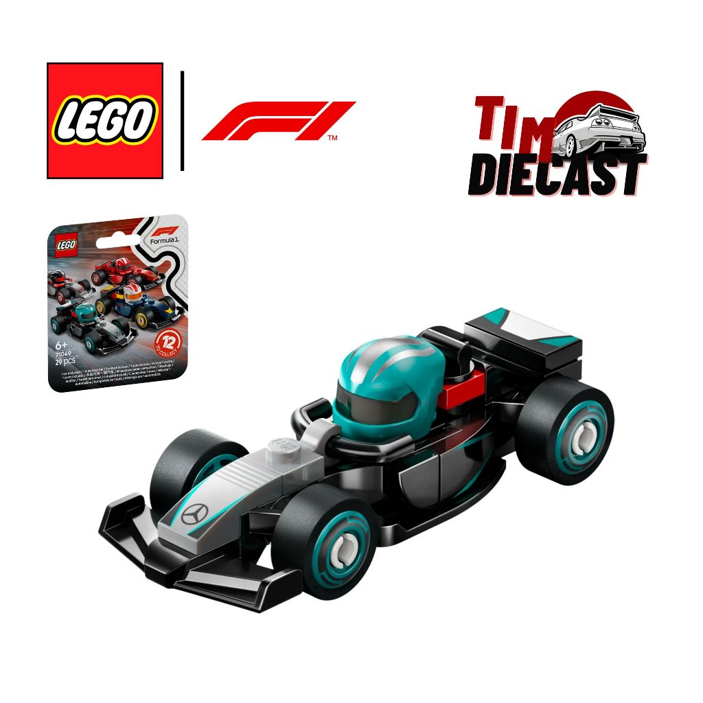 Mercedes - LEGO 71049 Minifigures F1 รถแข่งสะสม (ปิดผนึก)