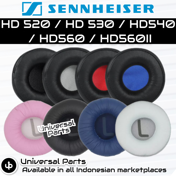 Sennheiser HD 520 / HD 530 / HD540 HD560 / HD560II Earcup Pad Cup Cushion ฟองน้ําโฟมเปลี่ยนทดแทน