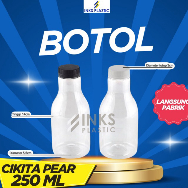 250ML CIKITA PIR PIER BOTTLE 250ML + หมวก