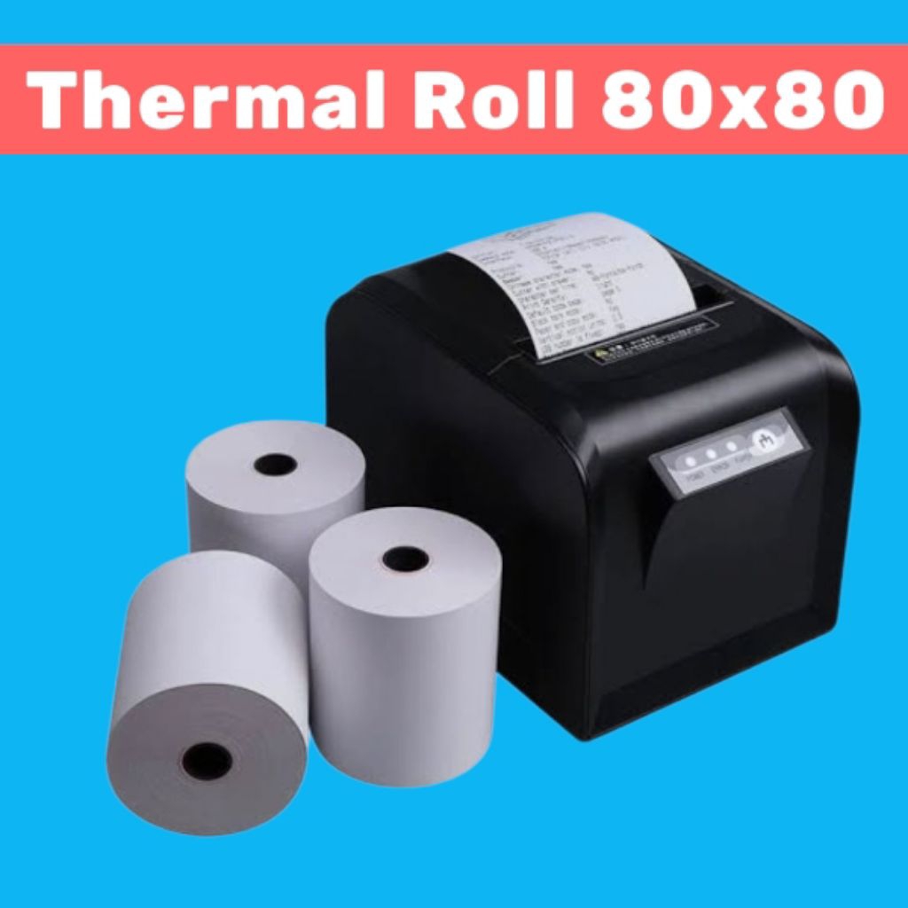 Thermal 80x80 - กระดาษแคชเชียร์ความร้อน 80x80