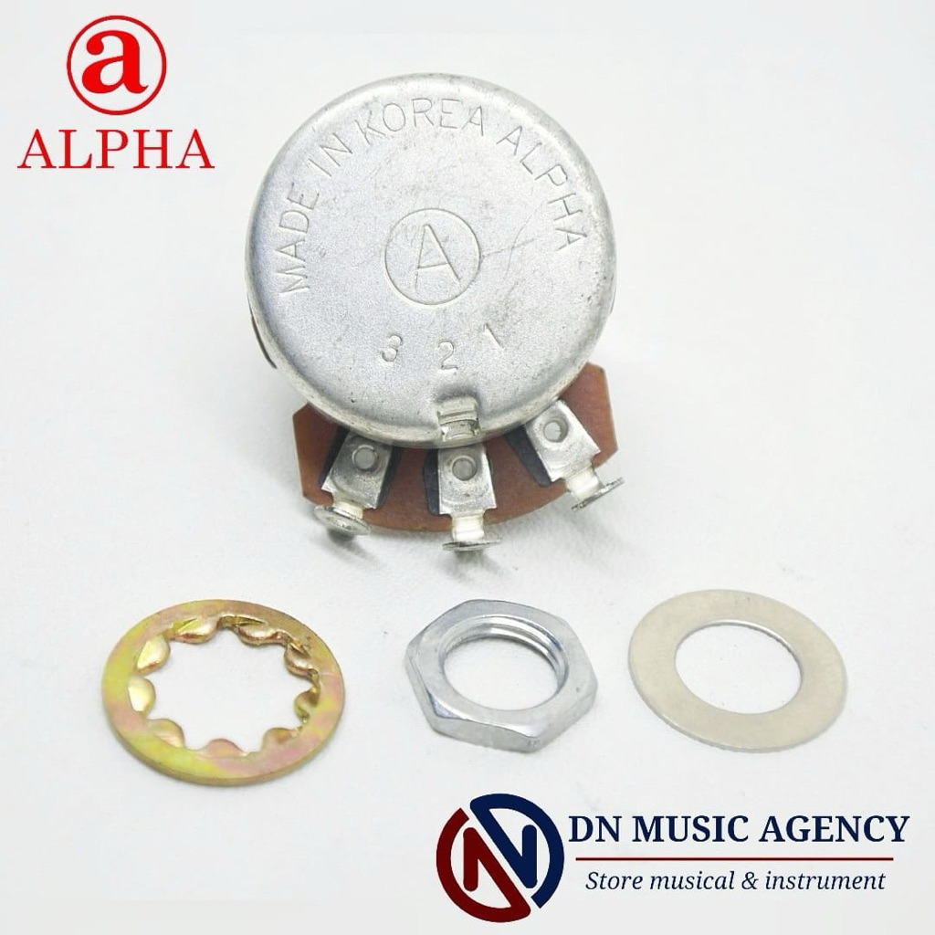 Alpha A500K & B500K pro series กีตาร์ดั้งเดิมโพเทนชิโอมิเตอร์ 500K