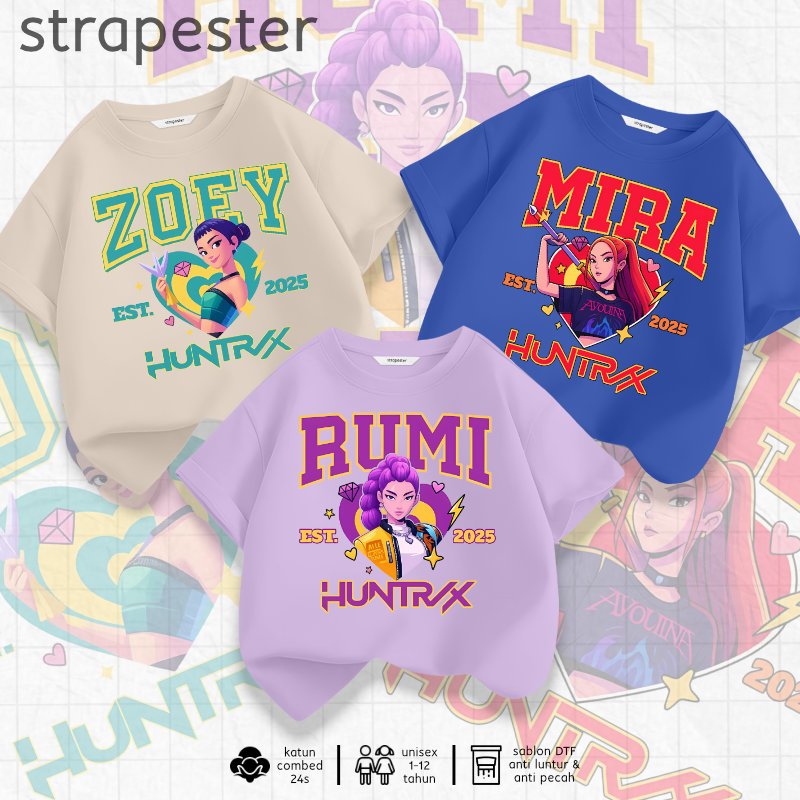KATUN STRAPESTER - เสื้อยืดเด็กพรีเมี่ยม 1-12 ปี | คอตตอนหนา100% 24ส | เสื้อผ้าเด็กชายและเด็กหญิง KP