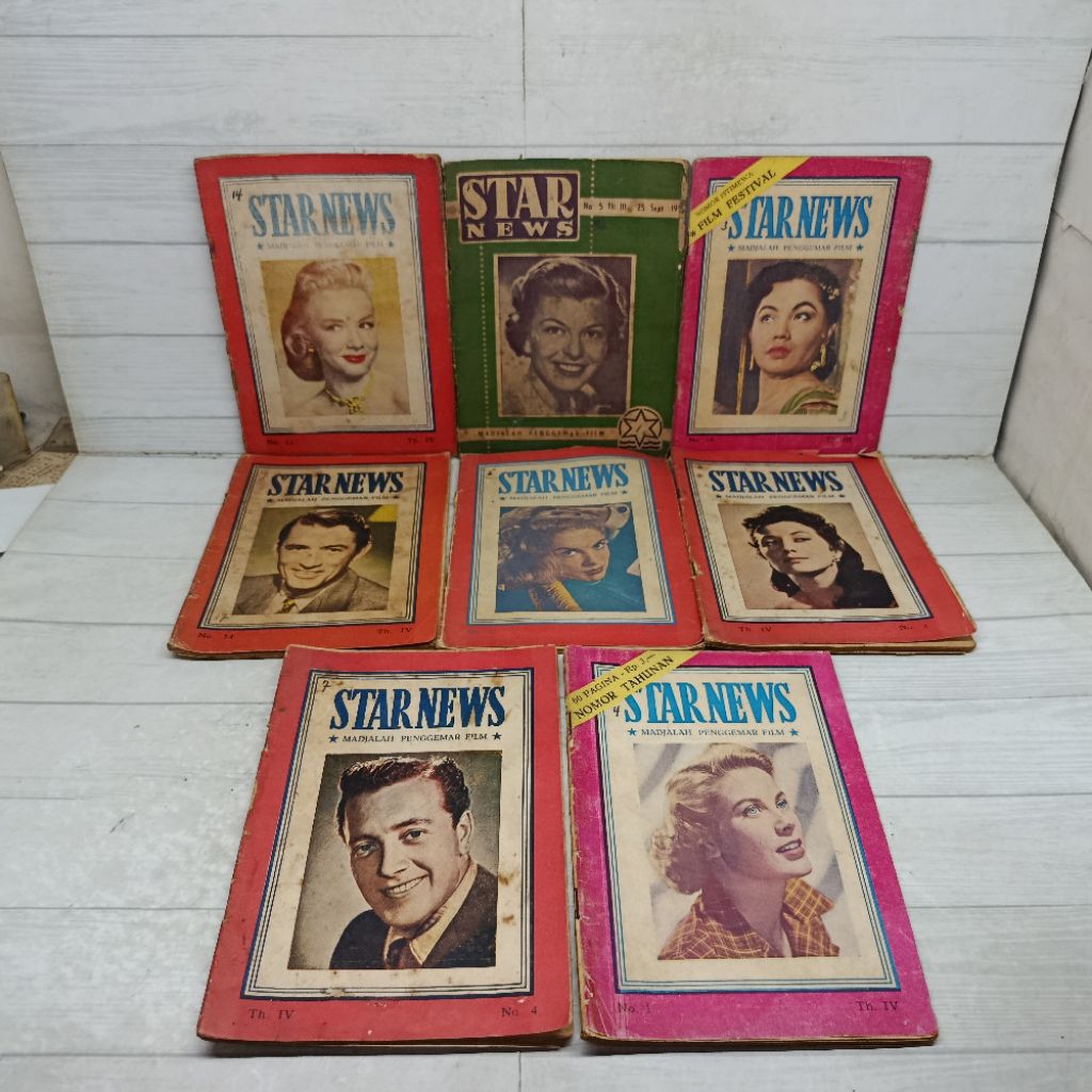 แพ็คเกจนิตยสาร 8 ดาว ข่าวมาดาคลาห์ฟิล์มเบอร์ 11 ปี IV 1956
เบอร์ 5 ปี III 25 ก.ย. 1954
เบอร์ 14 ปี I