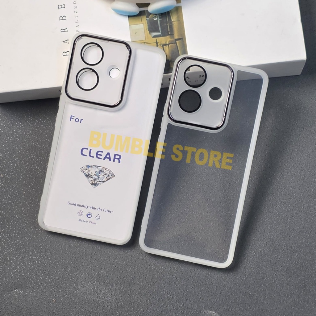 Bumble - เคสกล้องเลนส์ใส Softcase iQOO Z10R iQOO Z10 Lite