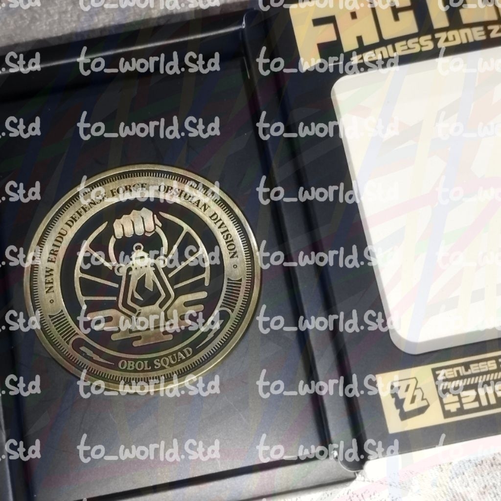 [READY] ป้ายโลหะ Obol Squad Series - Zenless Zone Zero [ZZZ] สินค้าอย่างเป็นทางการ Mihoyo