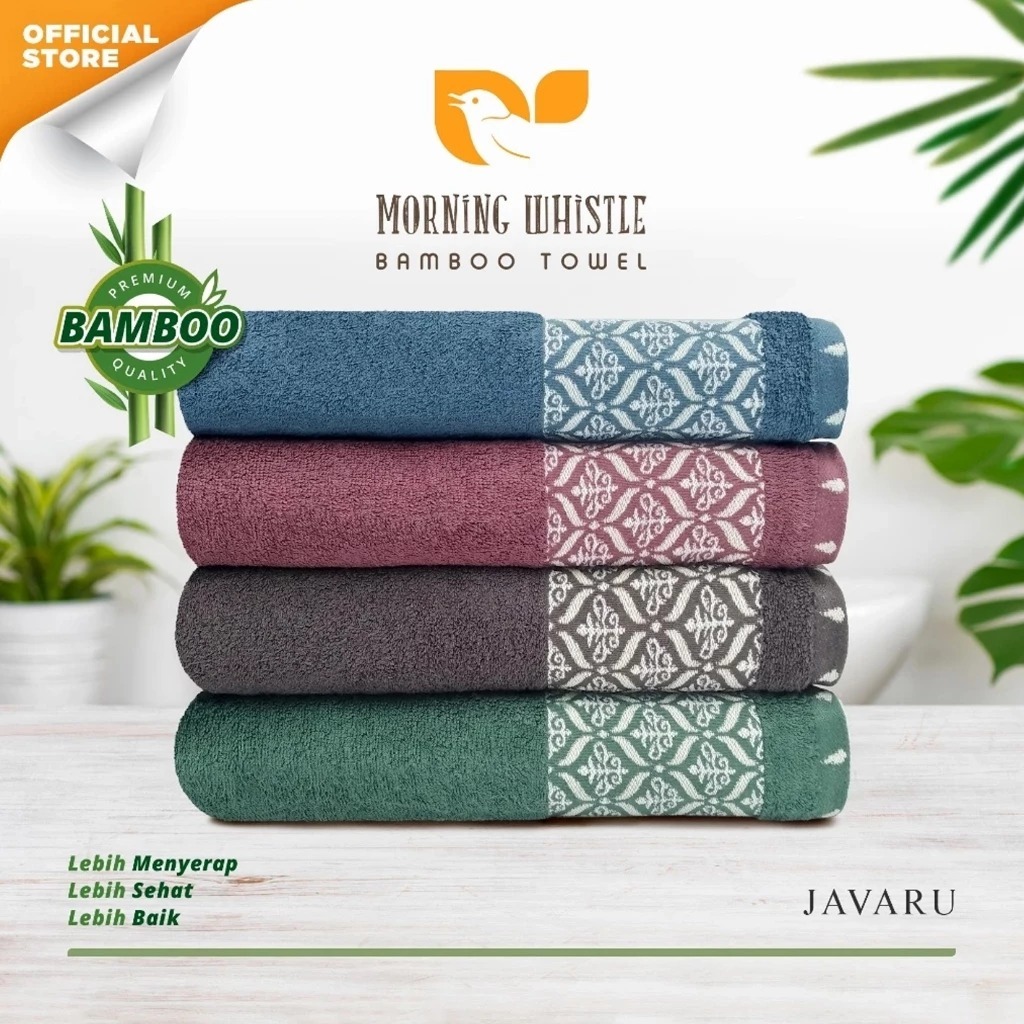 Morning Whistle Bamboo Premium ผ้าเช็ดตัวสําหรับผู้ใหญ่ 70 X 135 ซม. ผ้าเช็ดตัว