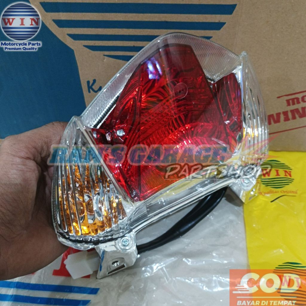 WIN STOP โคมไฟ ASSY REAR YAMAHA MIO J 54P ด้านหลังหลอดไฟชุดสมบูรณ์ MIO GT 115 FI INJECTION STOPLAMP 