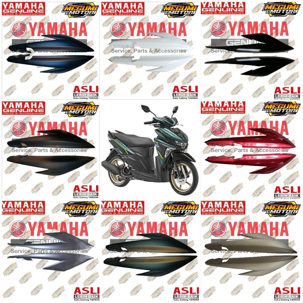 REAR BODY COVER RIGHT LEFT SOUL GT 125 ORIGINAL YAMAHA 2SX-F1731-00 2SX-F1711-00