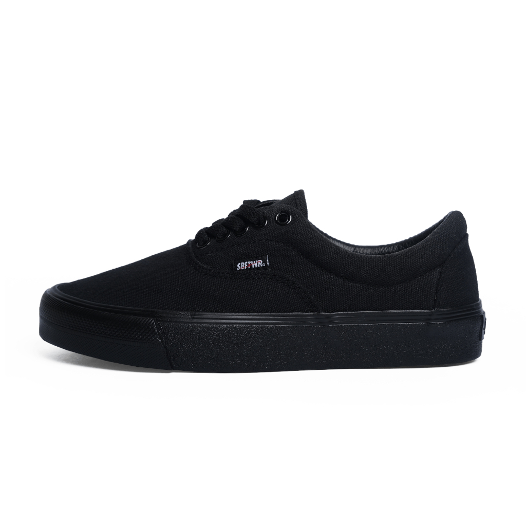 SABA Sykes ALL Black - รองเท้าผ้าใบลําลองสําหรับบุรุษและสตรีต้นฉบับ 100% SYK 02