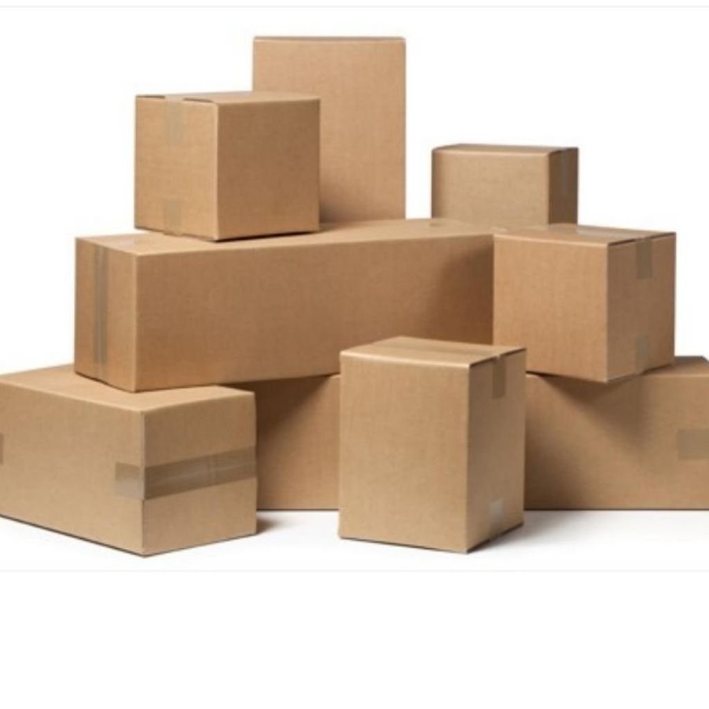 กระดาษแข็ง 19x19x13 ซม. ธรรมดาใหม่