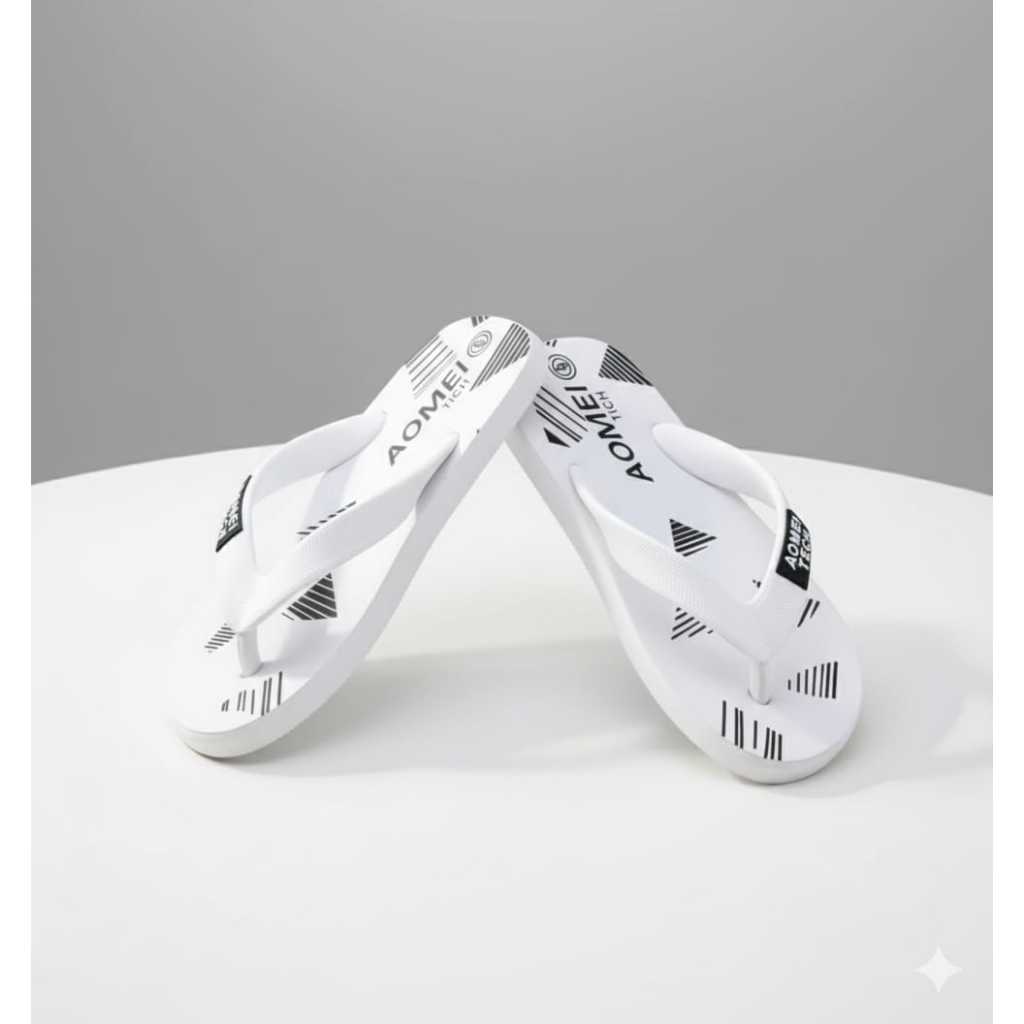 AOMEI TECH distro รองเท้าแตะผู้ชายสําหรับเด็กผู้ชาย รองเท้าแตะอินเทรนด์ ไซส์ 21/35