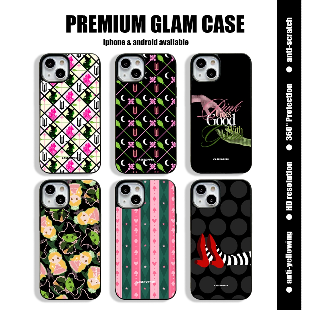 Casepper Premium WICKED Glossy Case iPhone Android | พิมพ์ HD ป้องกันสีเหลืองป้องกันรอยขีดข่วน