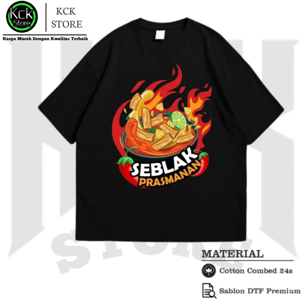 เสื้อยืด KATUN Seblak Buffet | Distro Seblak Buffet เสื้อยืดผ้าฝ้าย 24s