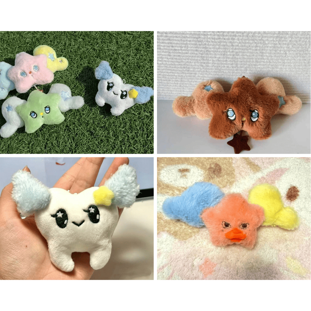 NCT WISH Wichu พวงกุญแจตุ๊กตา Mini Star Wichu สีน้ําตาล Wichu เป็ดเหลือง Wichu Tooth Fairy