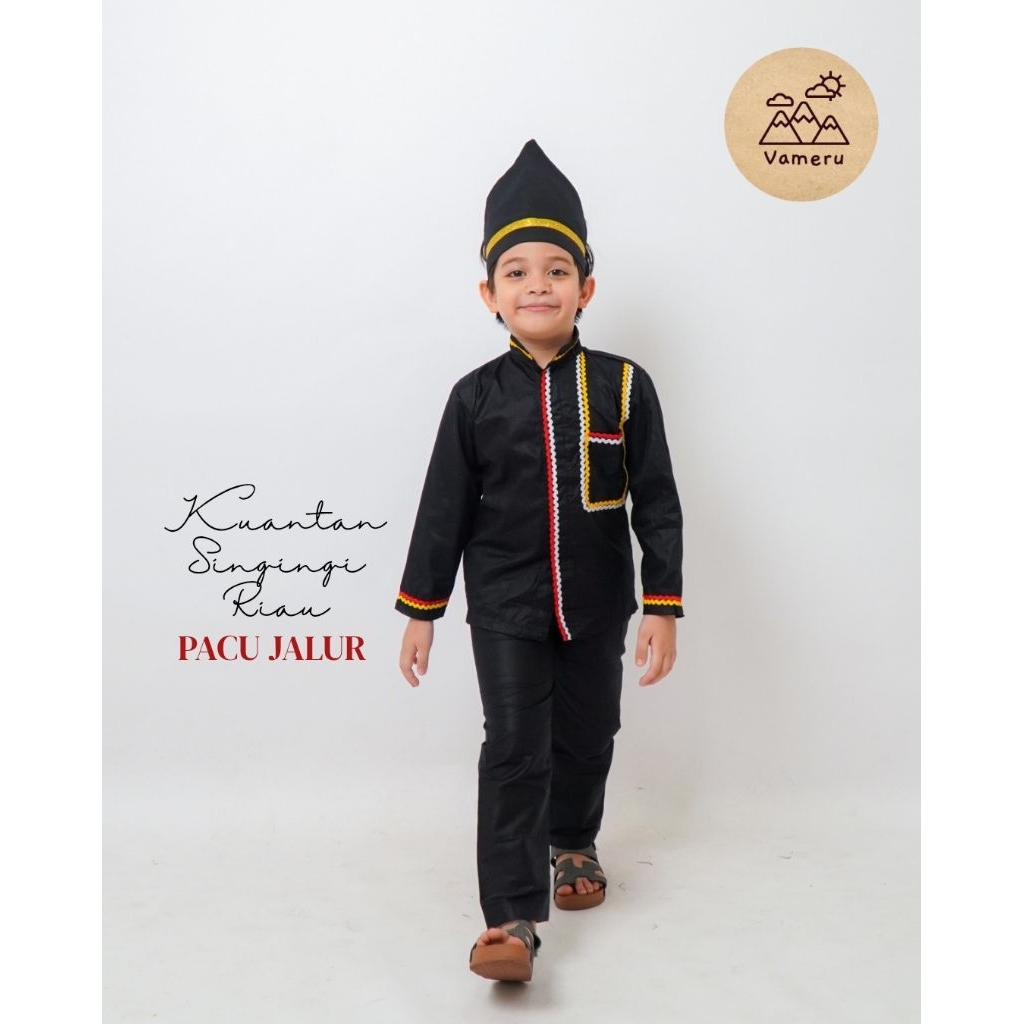 VAMERU - RAURAU TRADITIONAL CLOTHES สําหรับ CHILDREN AURA FARMING KID PACU JALAN