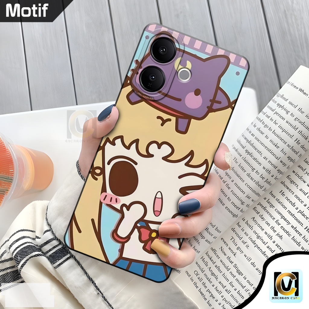 IQOO Z10R Z10 Z9 Z9X Z7 Z7X 5G CASE SOFTCASE SILICON RUBBER PRO CAMERA เซเลอร์มูน