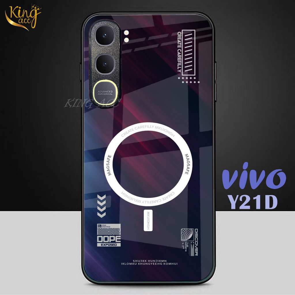 HP Glitter Glass เคสโทรศัพท์สําหรับ Vivo Y21D Y31 - Vivo Y21D Y31 เคสโทรศัพท์ - K124