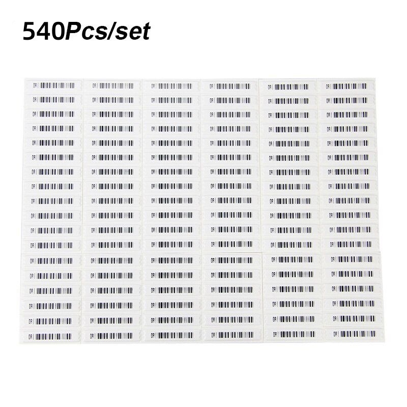 540 ชิ้น DR+ ป้ายอ่อนกันขโมย 58hz/ฉลากกันขโมยBarcode Acousto