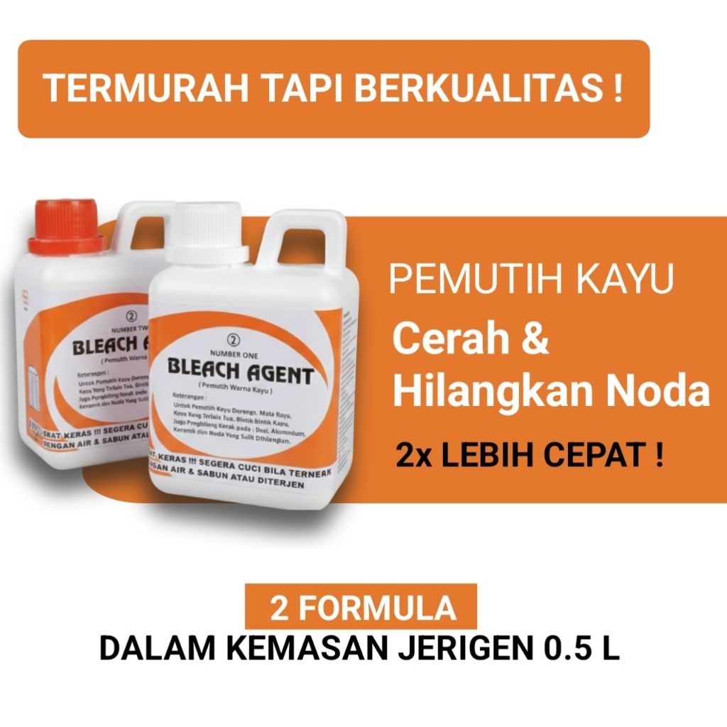 BLEACH AGENT Fast Wood BLEACH ขจัดคราบดําจากเฟอร์นิเจอร์