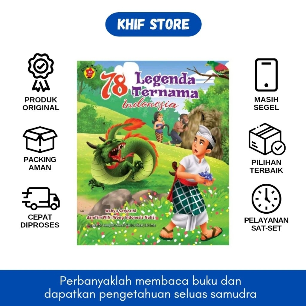 หนังสือ 78 ตํานานชื่อดังของอินโดนีเซีย โดย Wahyu Setyorini และ WIN Team (วงศ์อินโดนีเซีย Nulis)
