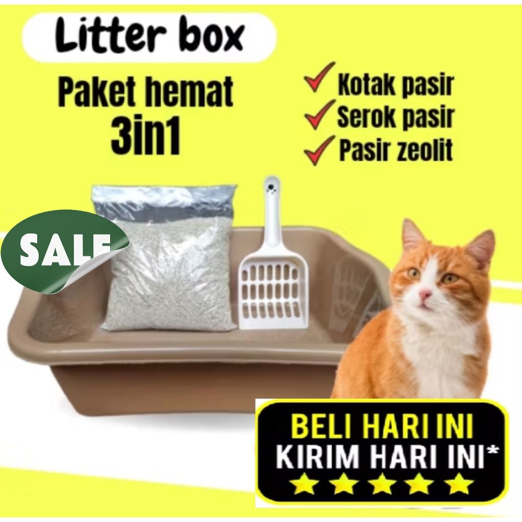 Anabul Starter Kit Sandbox 1kg Cat Litter Scoop Litter Box Cat Lover Zeolite Sand Sand Sand Sand San