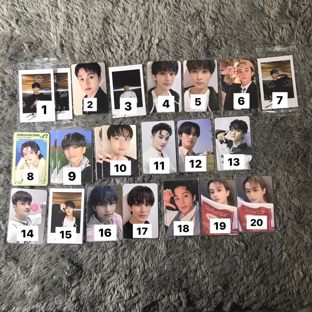 [READY INA] โฟโต้การ์ดอย่างเป็นทางการ NCTDREAM NCT127 NCT MARK LEE MARK