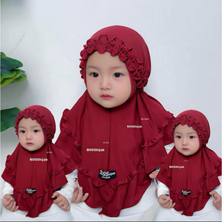 บอสชิจาบ เด็ก/ฮิญาบสําหรับเด็กทารก 0 3 6 เดือน-4 5 ขวบ, ผ้าพ…